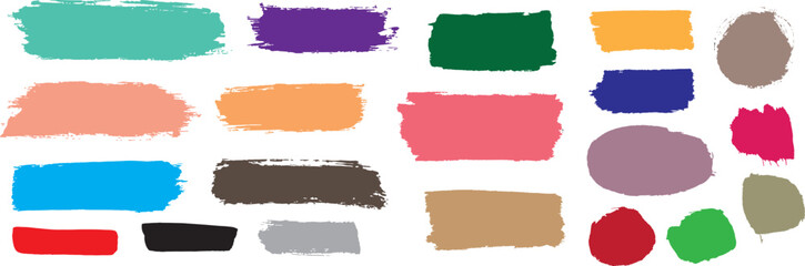 Fototapeta premium ペンで描いたアンダーラインブラシセット_5