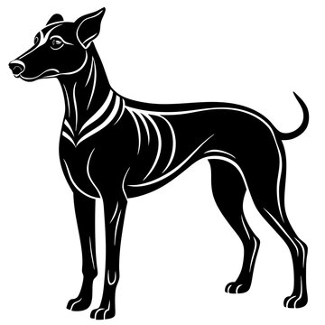 recommend clip art: Dog Silhouette Vector on White Background