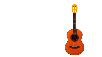 Obraz premium Toy Guitar isolated on transparent background, PNG 