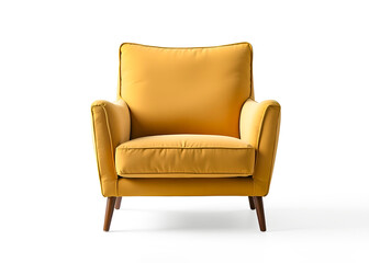 armchair in the Bauhaus style isolated on transparent background