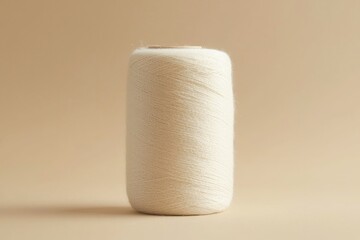Obraz premium Artisan White Wool Yarn for Knitting and Weaving
