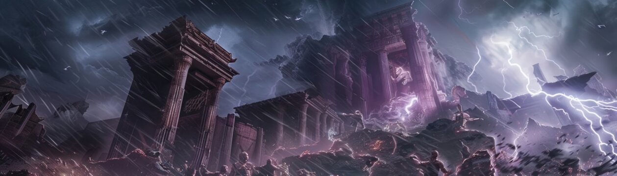 An epic confrontation between ancient gods and modern heroes