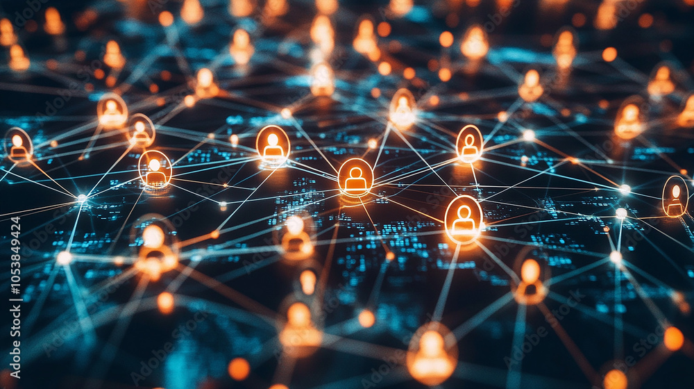 Aufkleber creating connections in a digital world