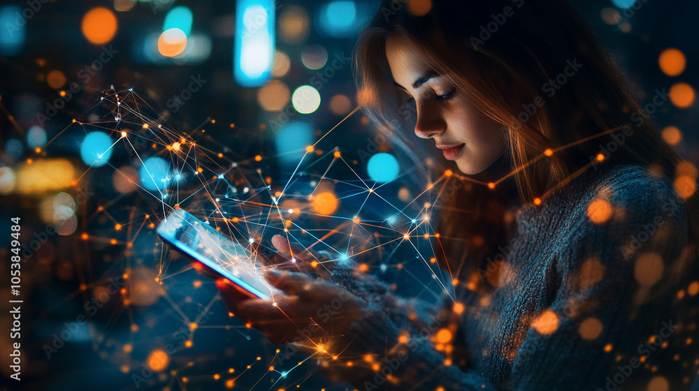 Aufkleber creating connections in a digital world