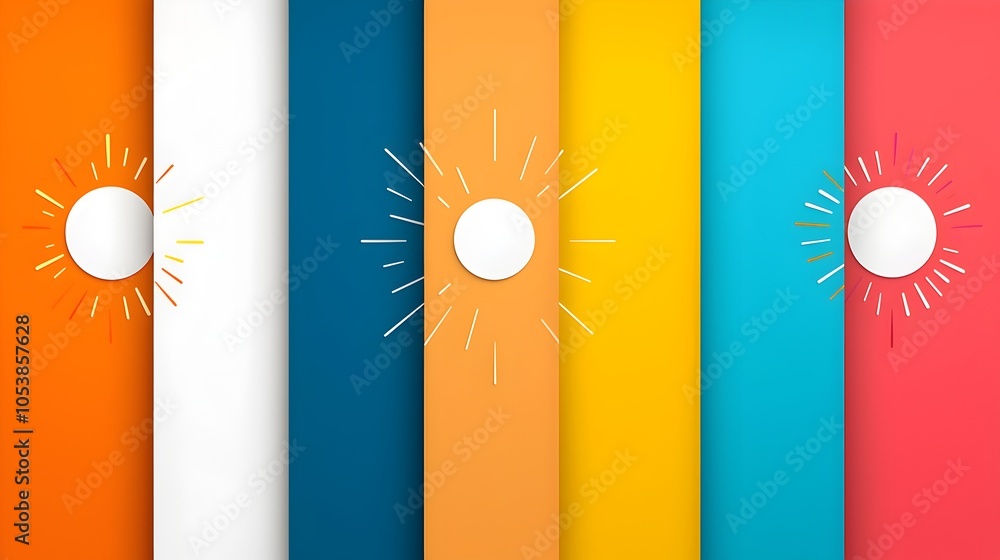 Leinwandbilder vibrant high energy pop art abstract background featuring bold colorful striped patterns ideal for d