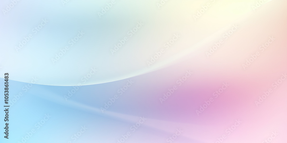 Poster a delicate swirl of pastel hues forms an elegant abstract piece, seamlessly transitioning through a 