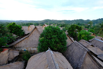 Bale Sasaq is a traditional house of the Sasak tribe located on Lombok Island, West Nusa Tenggara, Indonesia 