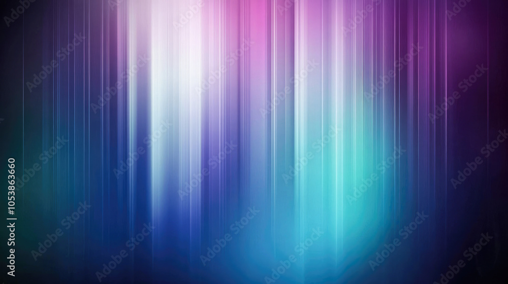 Poster an abstract artwork featuring vibrant colorful vertical lines blending into each other, creating a m