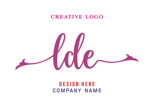 LDE  lettering logo is simple, easy to understand and authoritative