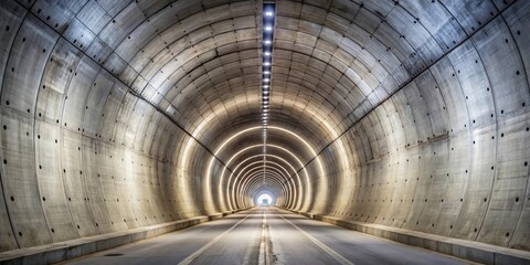 Reinforced concrete tunnel structure with side openings