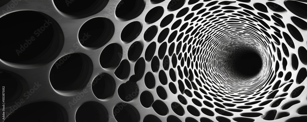 Poster 'technology' modern abstract background with hexagonal mesh, abstractions in 3d, electronics, and di