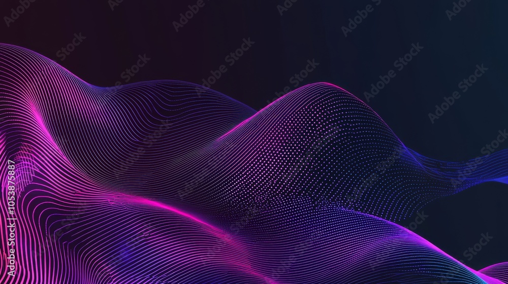Poster graph of data connection speed lines abstract background
