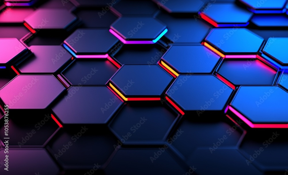 Poster a concept of ai technology, digital communication, science research, 3d illustration neural cells, a