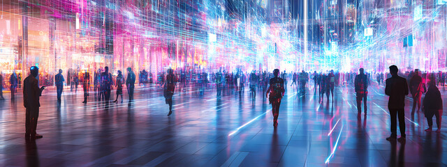 Obraz premium Bridging Human Interactions