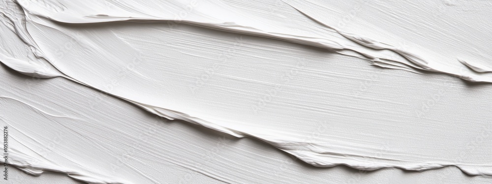 Poster an abstract pattern on a white stucco wall surface with plaster background texture