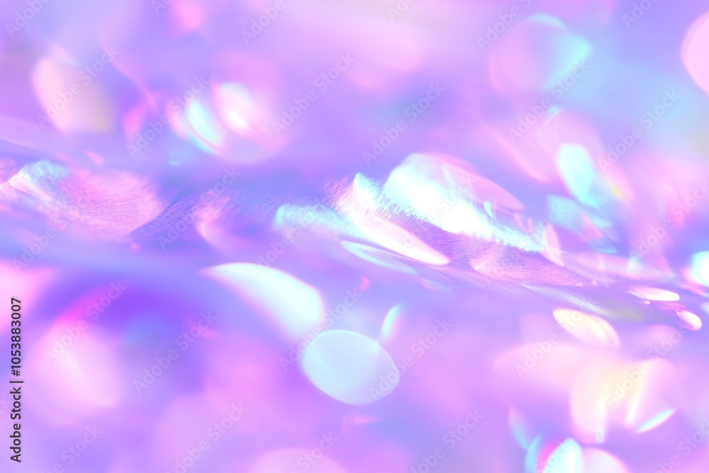 Aufkleber a blurred light background with purple bokeh. a blurred color light background with a defocused blur