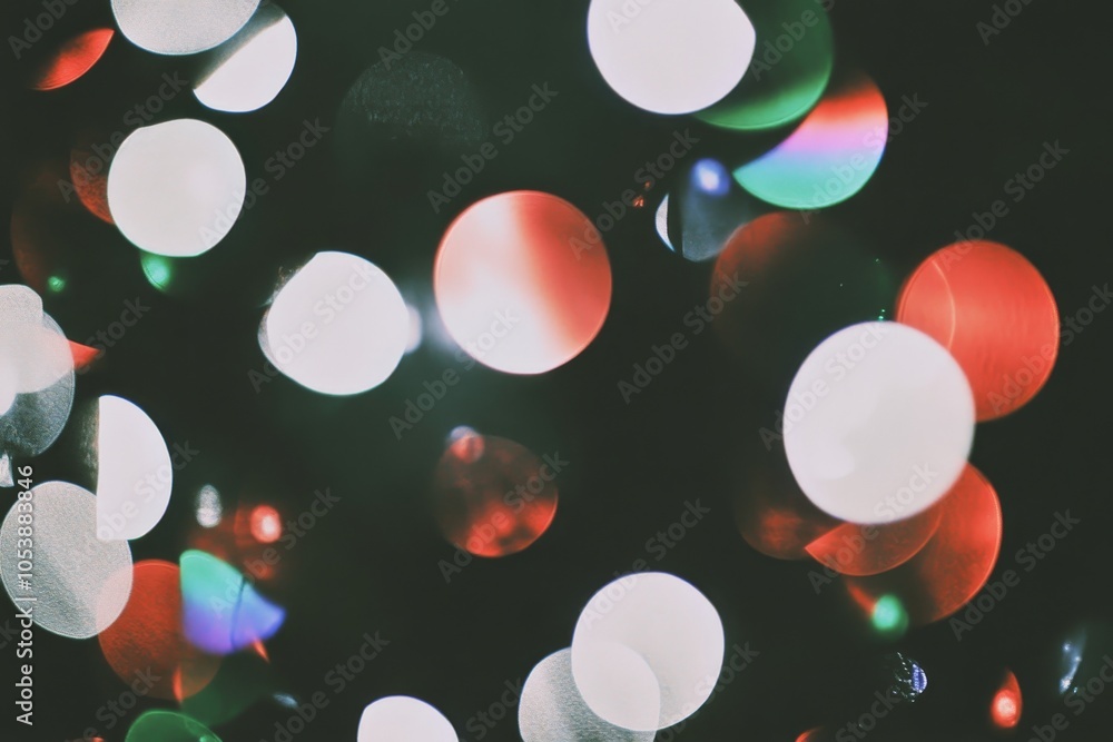 Poster this is a matte bokeh circle with silver sparkles behind it. grey glitter background. monochrome tex