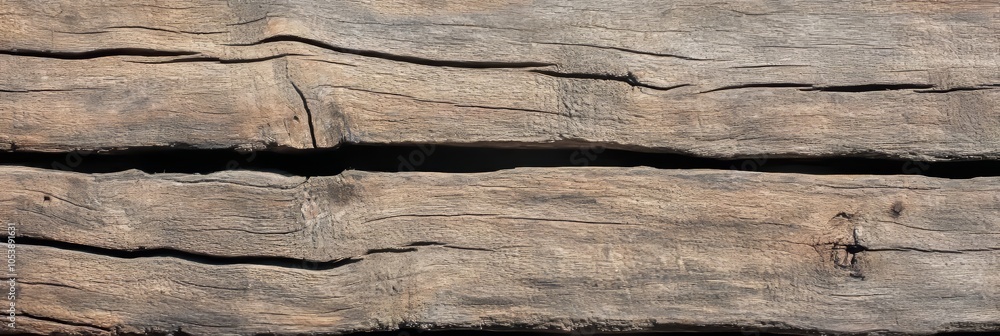 Poster the image is in gray color and features a natural detailed wood texture with a damaged effect for de