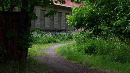 old house in the garden