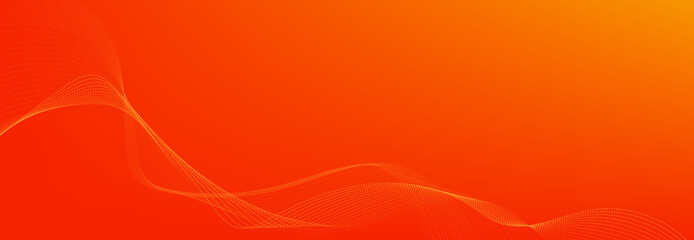 Abstract vector gradient background with waves	
