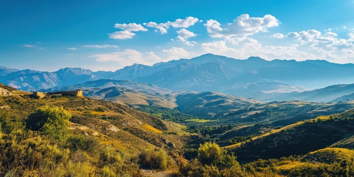 Judea Wilderness: Majestic Landscape of Mountains and Historic Fortresses