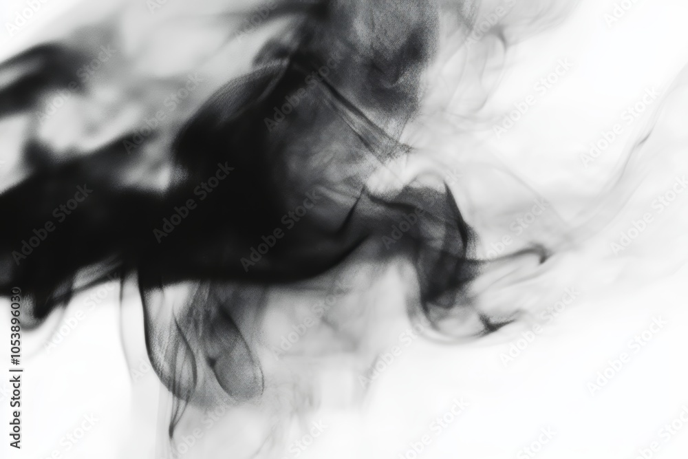 Poster an abstract cloud texture with dust and soil powder environment, isolated on transparent background.