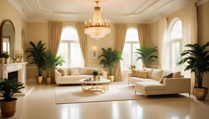 Photo interior modern design room 3d illustration