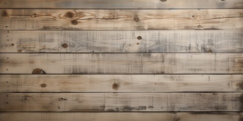 Fototapeta premium Rustic Weathered Wooden Planks with Knots and Grain Patterns