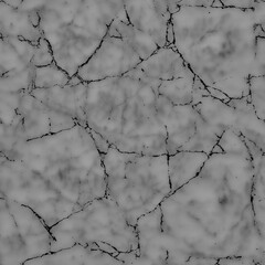 Seamless cracked concrete displacement map