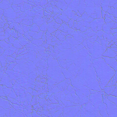 Seamless cracked concrete wall normal map 