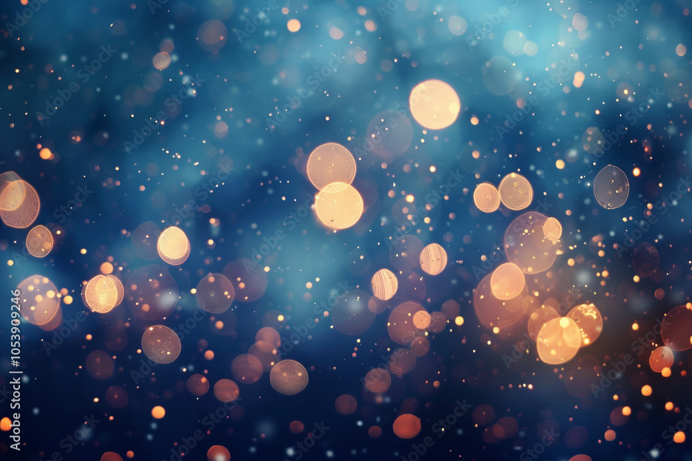 Poster bokeh lights abstract background