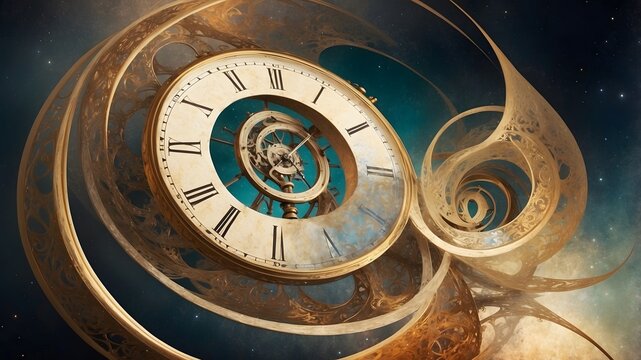 Abstract image of time, change, life