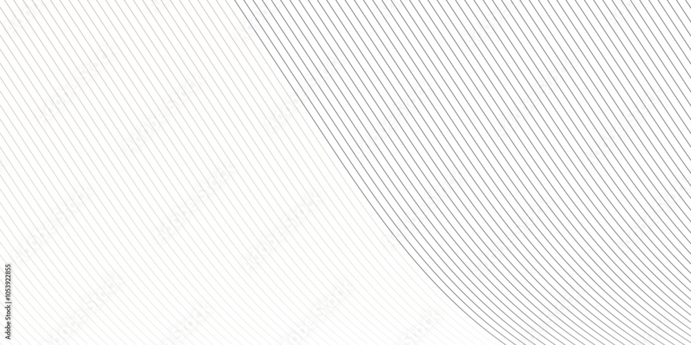 Poster curve wave seamless pattern line texture. abstract white and gray vector wave elegant striped diagon