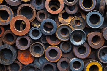 Many Engine Gaskets for Spare Parts Detail in Oil Repair