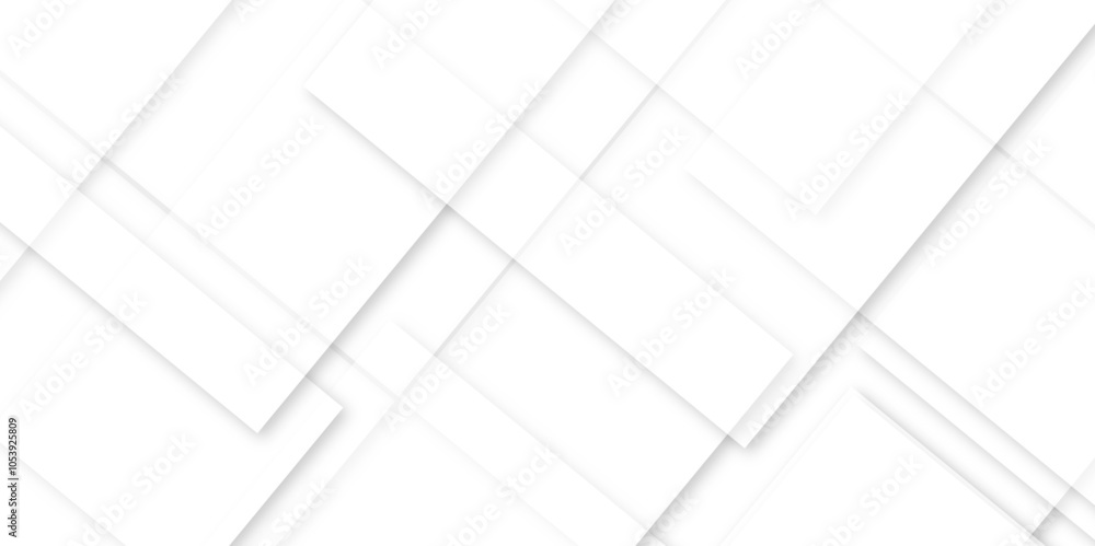 Poster abstract modern white, gray pattern geometric luxury gradient line background random square shape de