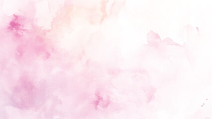 Fototapeta premium soft white and pink watercolor texture background.