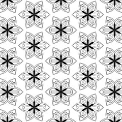 seamless pattern with flowers