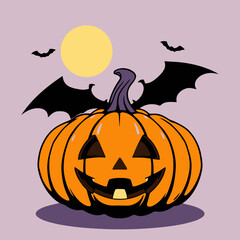 halloween pumpkin on a halloween