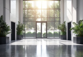 Obraz premium Modern Lobby Interior.