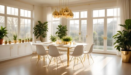 Obraz premium Photo interior modern design room 3d illustration