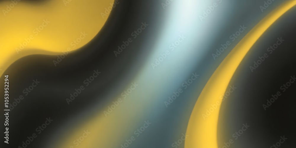 Wall mural Abstract background with yellow, blue, and black colors.