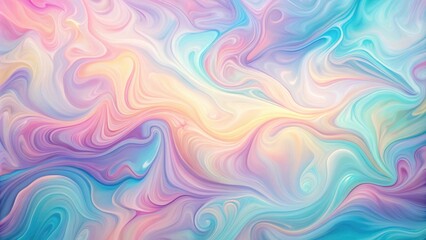Obraz premium Abstract Fluid Texture Background with Soft Pastel Colors Perfect for Design Projects