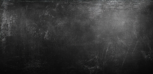 Vintage Blackboard Surface with Visible Chalk Traces