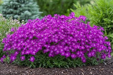 Obraz premium Phlox Beauty: Vivid Summer Blossoms in the Garden