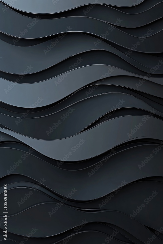 Poster the image is a black and white photo of a wave. the wave is very long and has a very sharp, jagged e