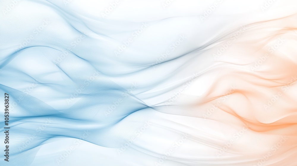 Poster abstract background with flowing lines and waves creating a sense of motion fluidity
