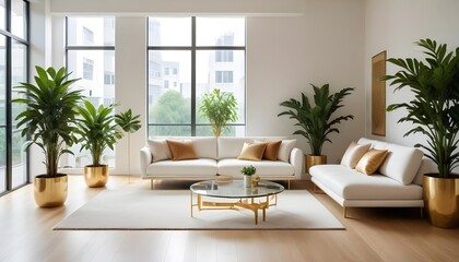 Obraz premium Photo interior modern design room 3d illustration