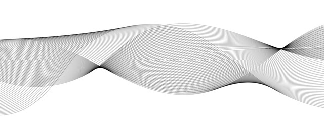 Grey wavy curve line with digital future technology concept background.  Gray wavy business and banner curve line background. 