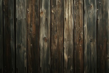 Fototapeta premium Rustic Dark Wood Plank Background Texture