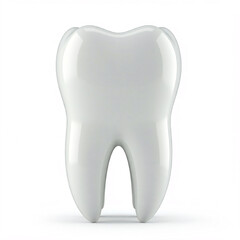 3D Render of a White Tooth - Perfect for Dental Care and Oral Hygiene Marketing